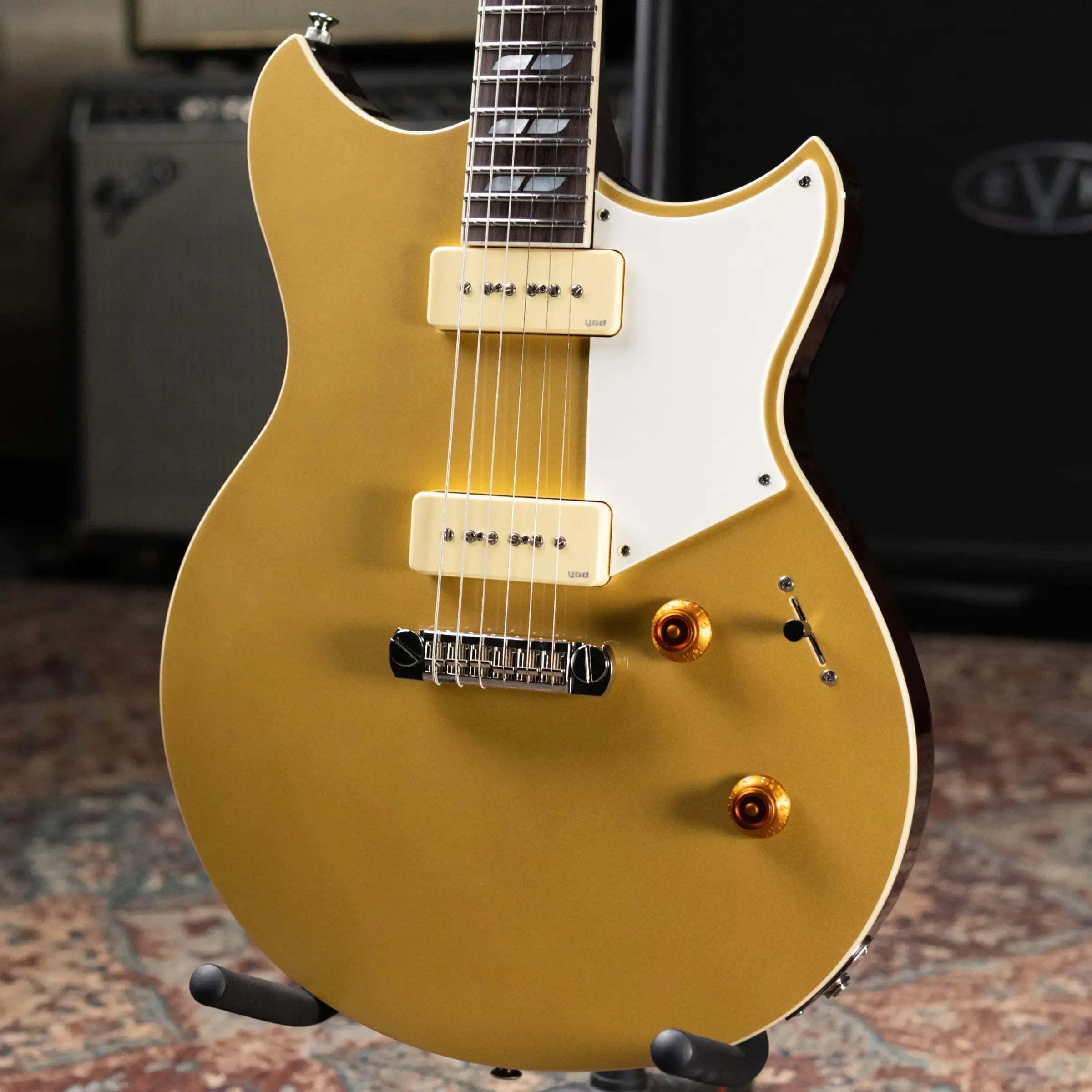 Yamaha RS02CB Chris Buck Signature Revstar Electric Guitar - Honey Gold with Gig Bag