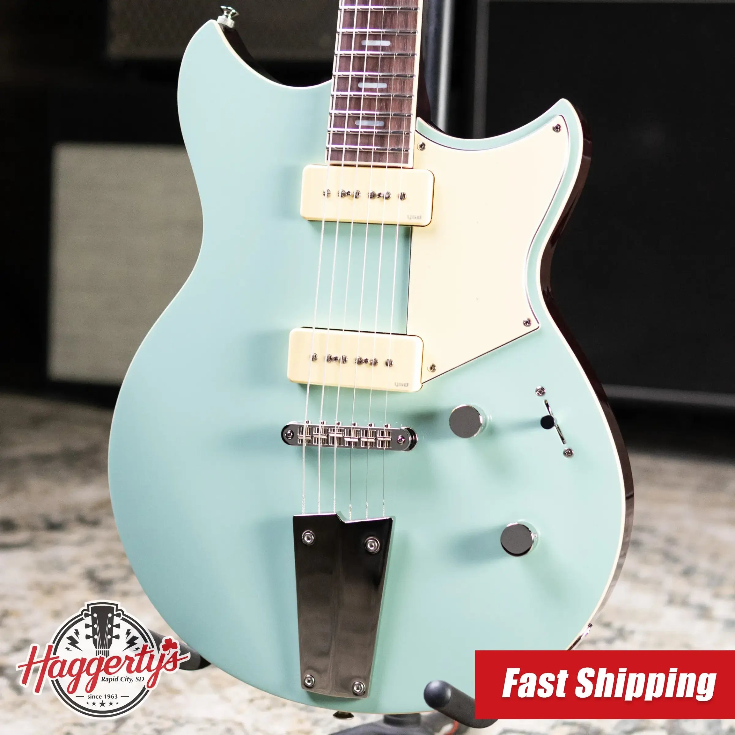 Yamaha RSS02T Revstar Electric Guitar - Sonic Blue with Gig Bag
