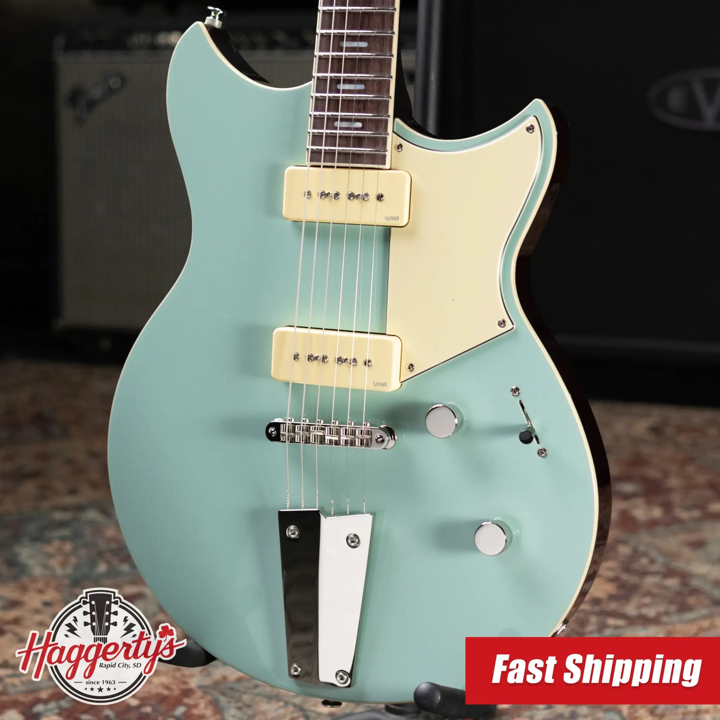 Yamaha RSS02T Revstar Electric Guitar - Sonic Blue with Gig Bag - B-Stock