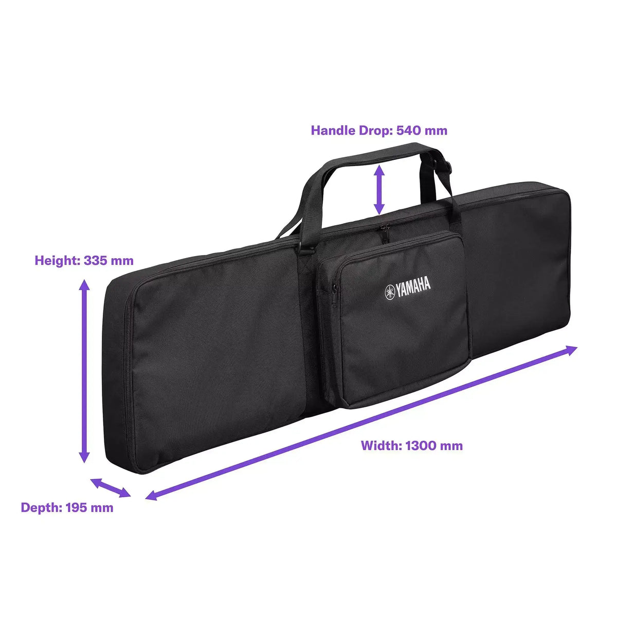Yamaha SCKB730 Premium Soft Case for 76-key Portable Keyboards