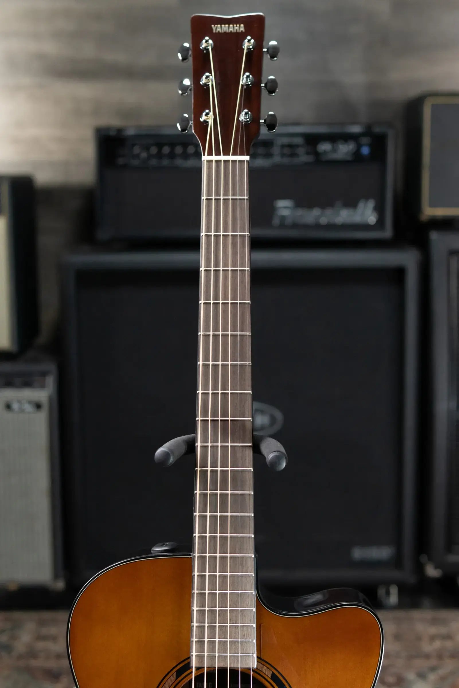 Yamaha TAS1 C Concert Cutaway Acoustic/Electric Guitar - Sand Burst with Gig Bag