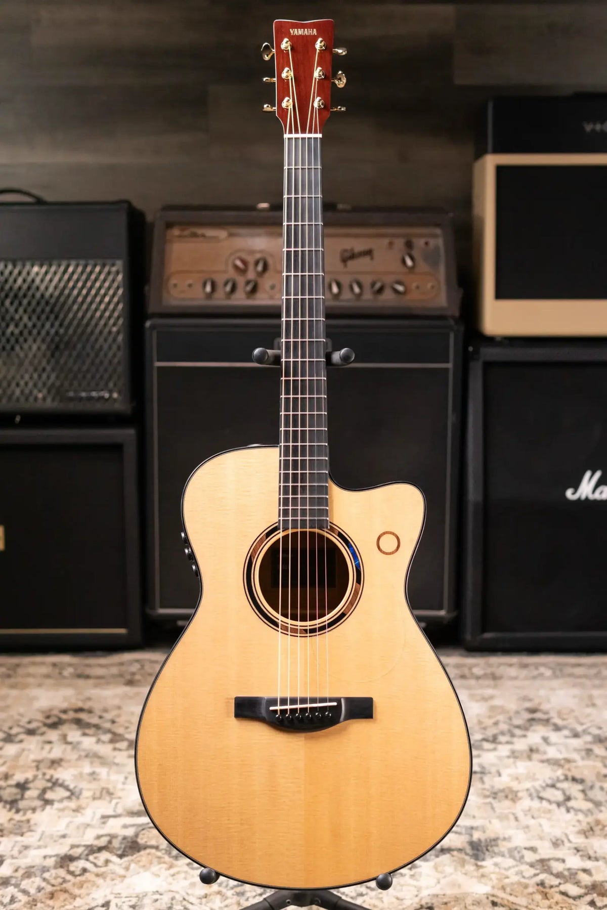 Yamaha TAS3 Concert Acoustic/Electric Guitar - Natural with Gig Bag - Demo