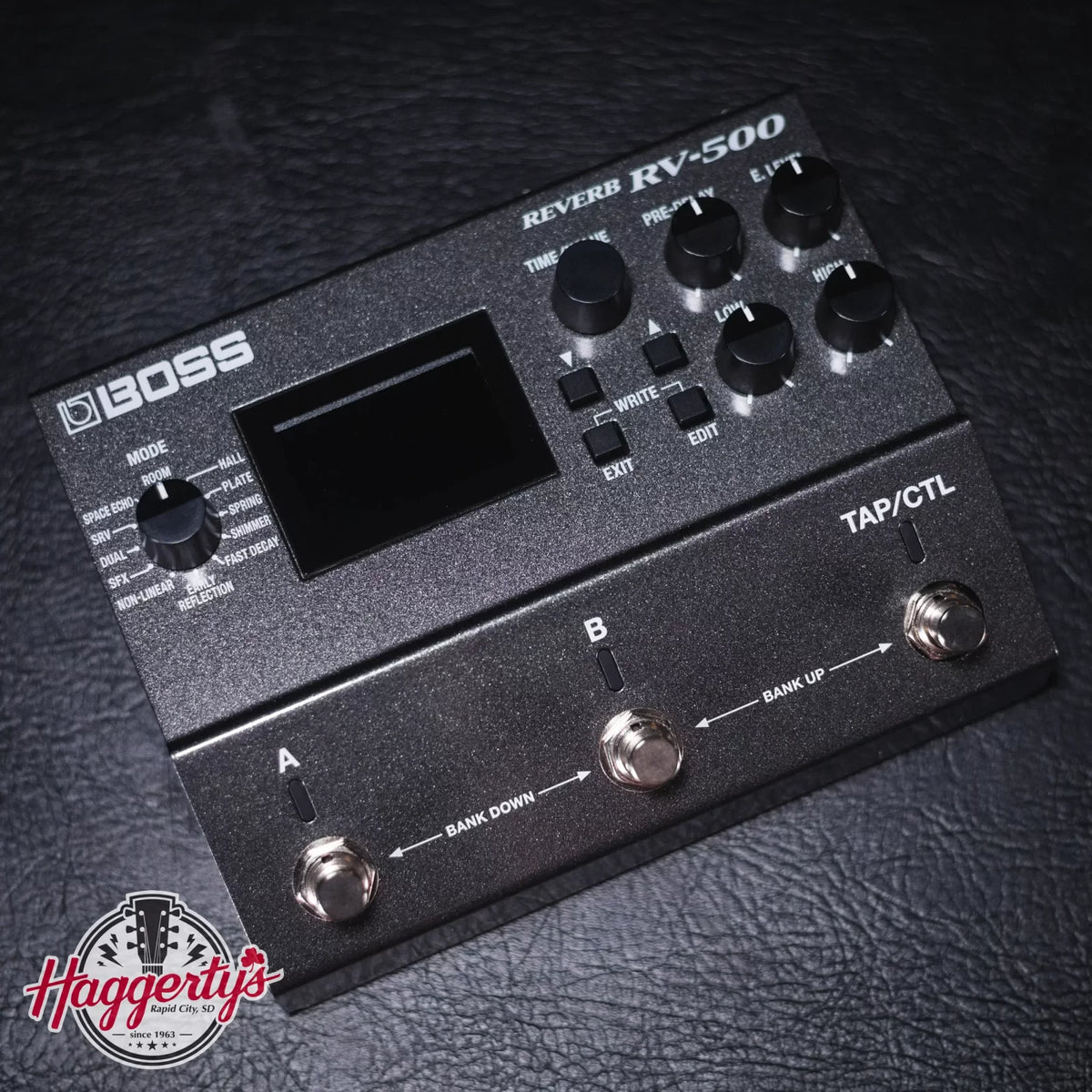 boss rv 500 reverb pedal haggertys 1