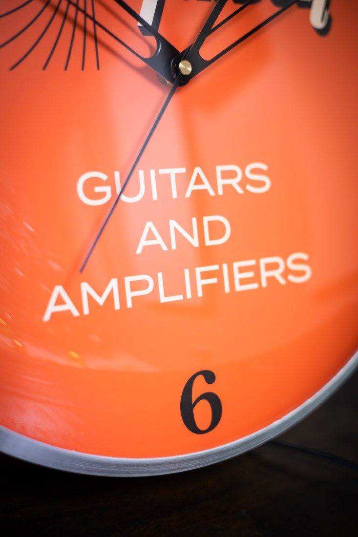 gibson vintage lighted wall clock kalamazoo orange 03