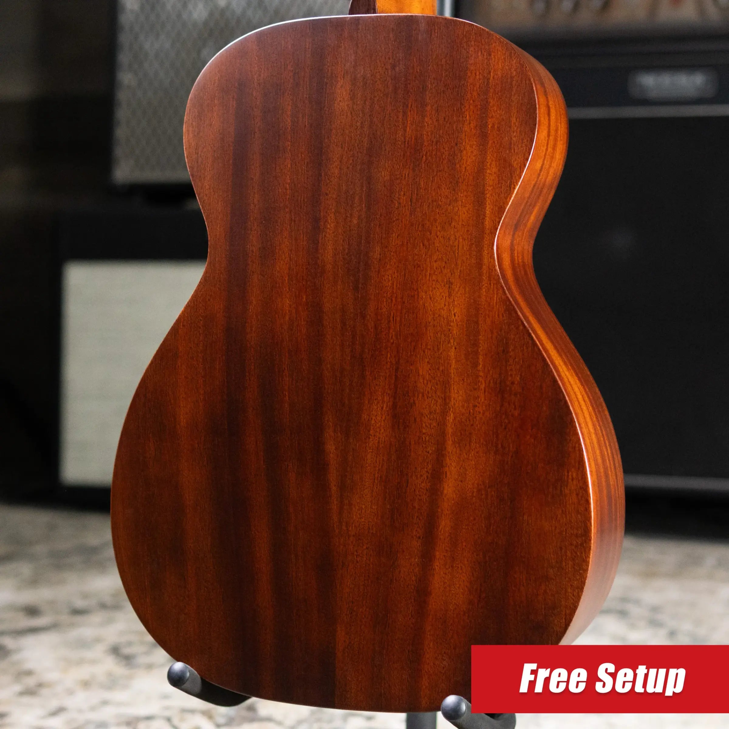 Martin 0-10E Retro Jason Isbell Concert Signature Short Scale Acoustic/Electric Guitar - Dark Mahogany with Gig Bag