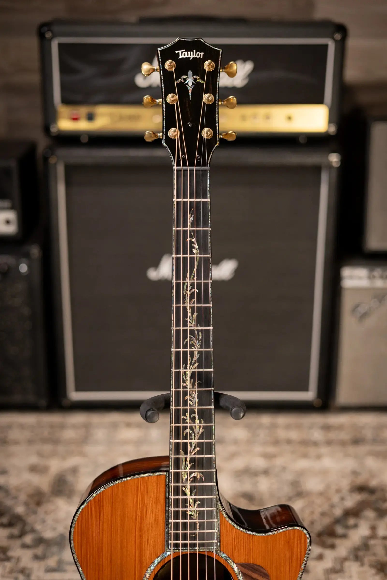 Taylor Next Generation PS14ce Presentation Series Grand Auditorium Acoustic/Electric Guitar - Honduran Rosewood/Sinker Redwood with Hardshell Case
