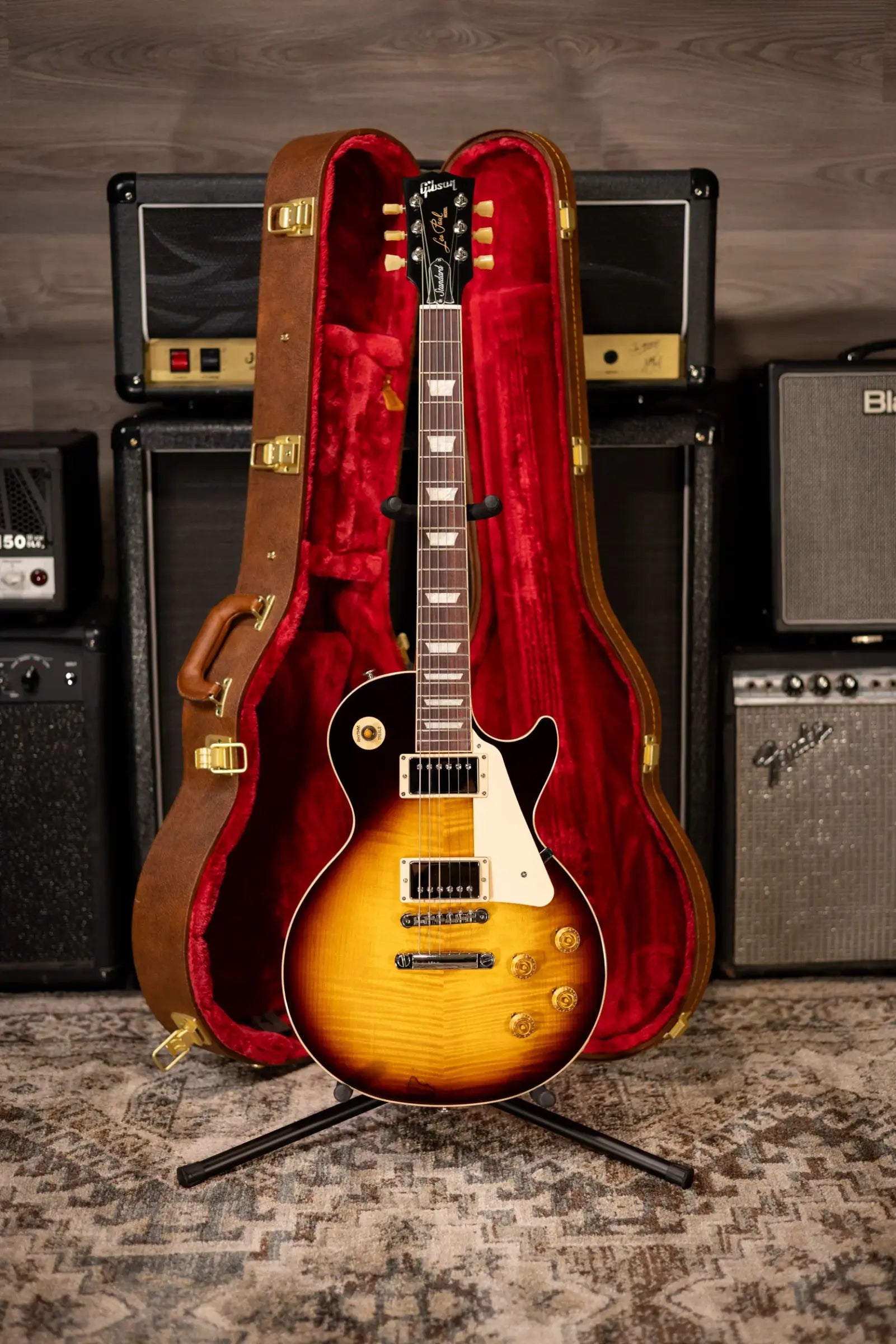 Gibson Les Paul Standard '50s Electric Guitar - Tobacco Burst with Hardshell Case