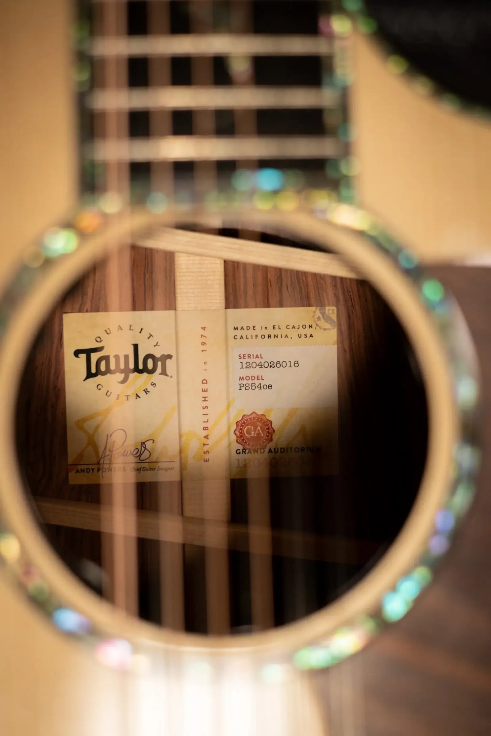 Taylor Next Generation PS54ce Presentation Series 12-String Grand Auditorium Acoustic/Electric Guitar - Honduran Rosewood/Adirondack Spruce with Hardshell Case