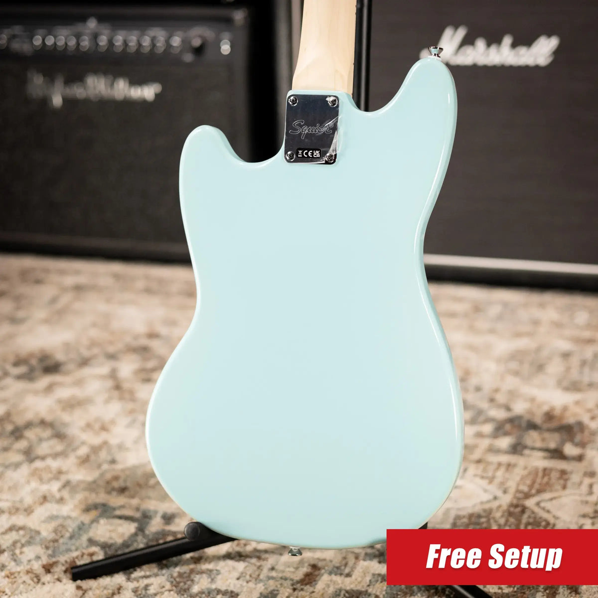 Squier Sonic Mustang Electric Guitar - Daphne Blue