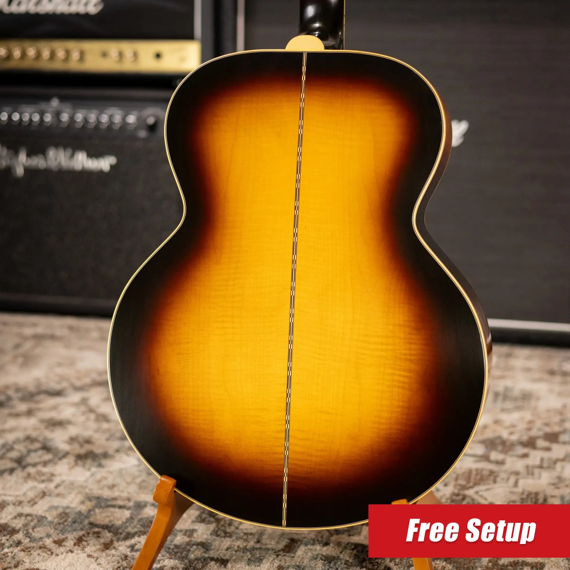 Gibson Custom Shop 1957 SJ-200 Jumbo Acoustic Guitar - Vintage Sunburst with Hardshell Case