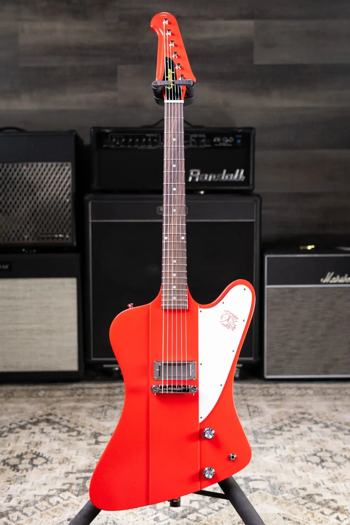 Epiphone 1963 Firebird I Reissue Electric Guitar - Cardinal Red with Hardshell Case