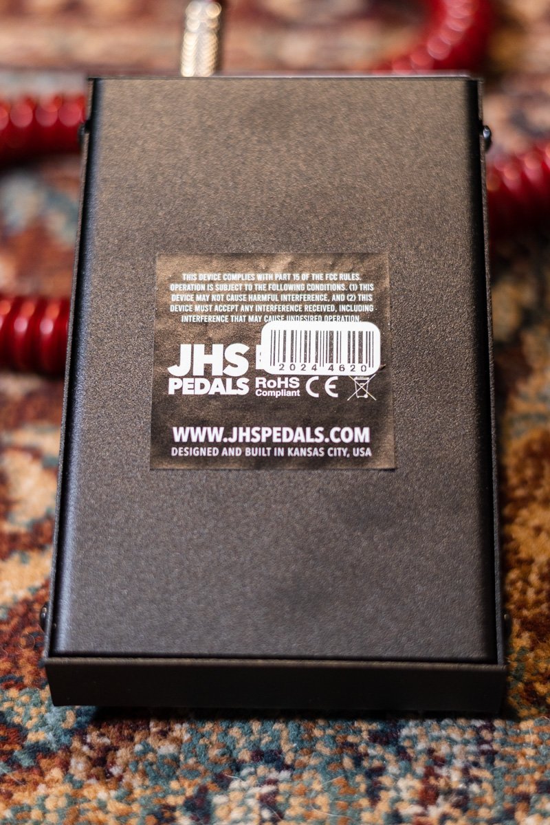 jhs legends of fuzz crimson fuzz pedal haggertys 5