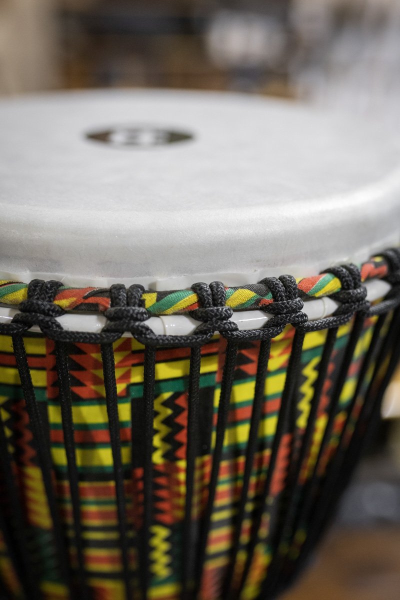 meinl 12 rope tuned travel series djembe simbra haggertys 7