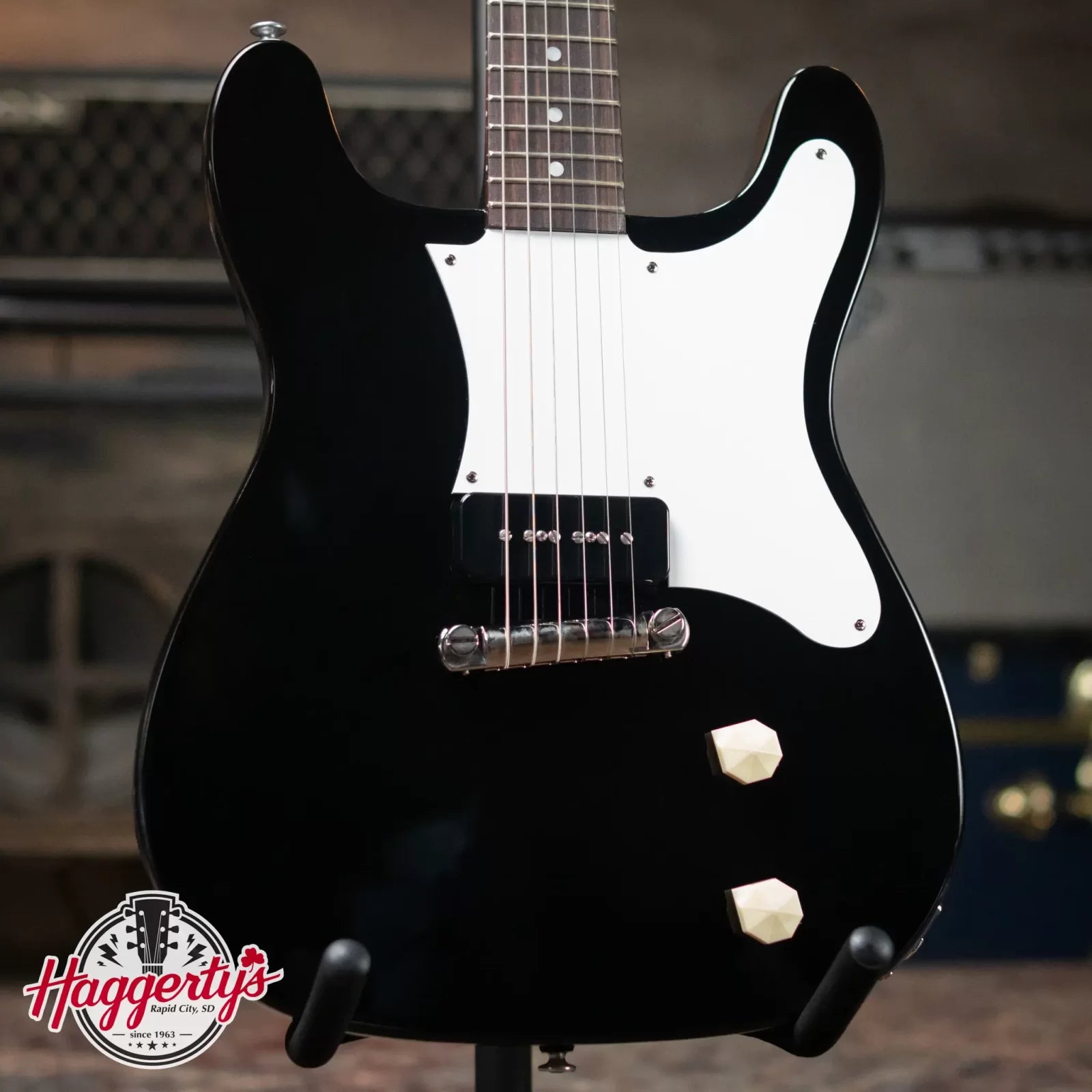 Epiphone USA Coronet - Ebony with a Hardshell Case - Floor Model Demo