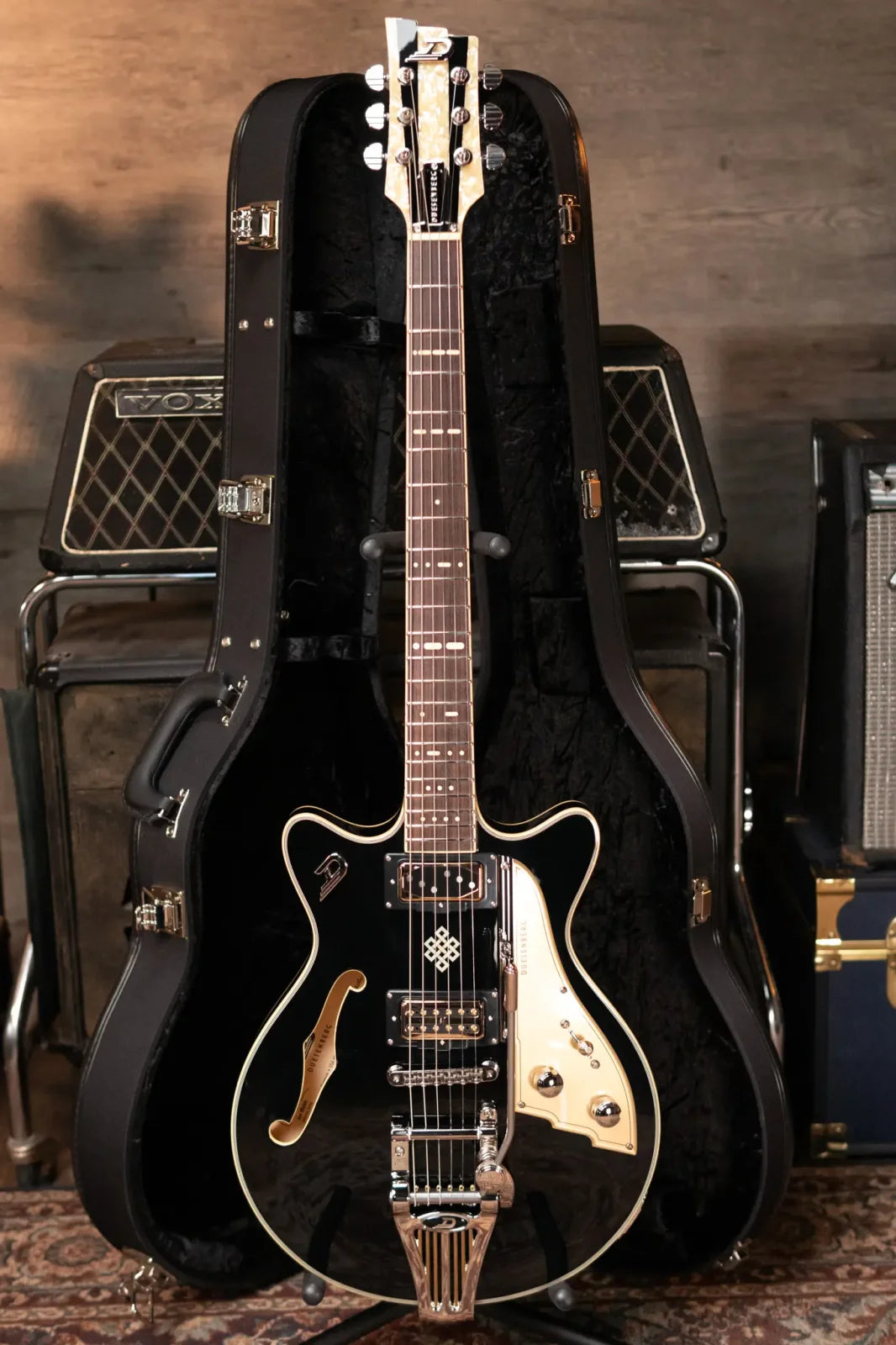 Duesenberg Joe Walsh Signature - Black with Hardshell Case - Floor Model Demo