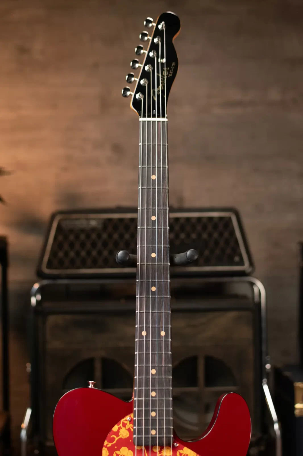 Fender Limited Edition Raphael Saadiq Telecaster - Dark Metallic Red with Hardshell Case - Demo