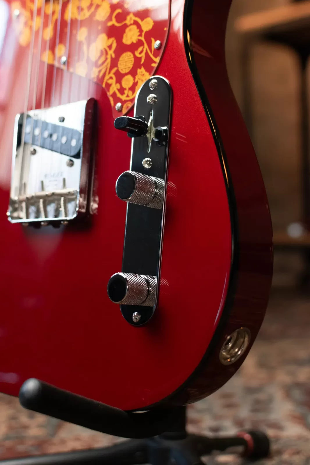 Fender Limited Edition Raphael Saadiq Telecaster - Dark Metallic Red with Hardshell Case - Demo