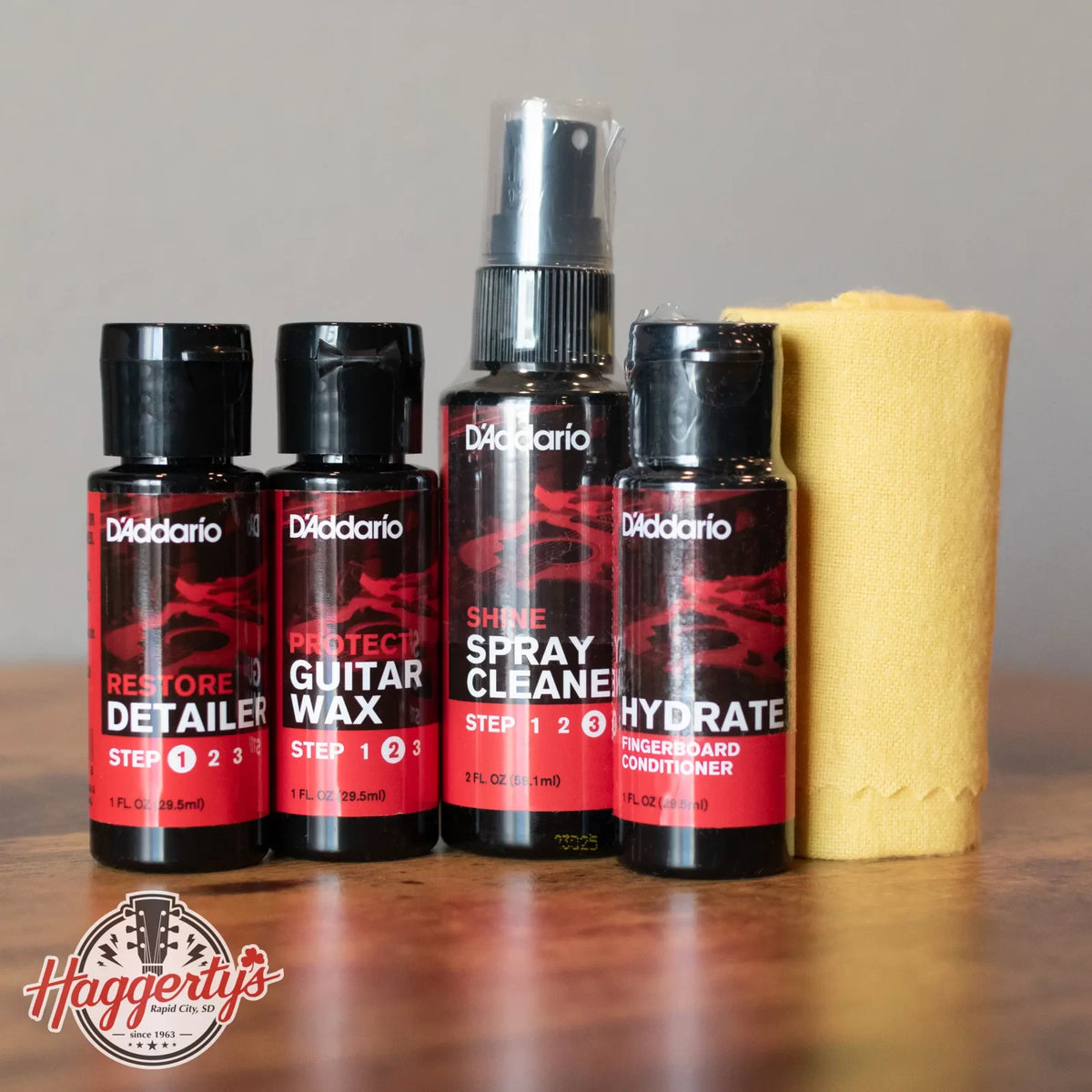 new D Addario PW GCB 01 Instrument Care Essentials Kit haggertys 1
