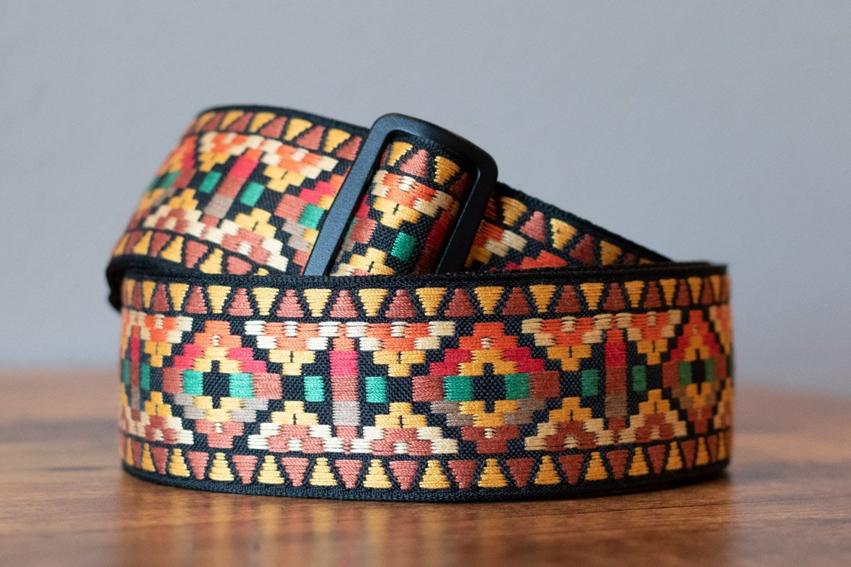 new ERNIE BALL P04090 SANTA FE JACQUARD GUITAR STRAP haggertys 2