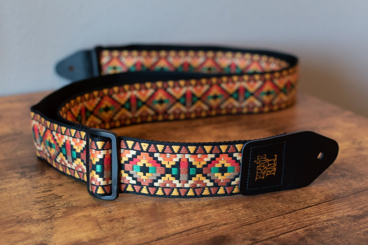 new ERNIE BALL P04090 SANTA FE JACQUARD GUITAR STRAP haggertys 3