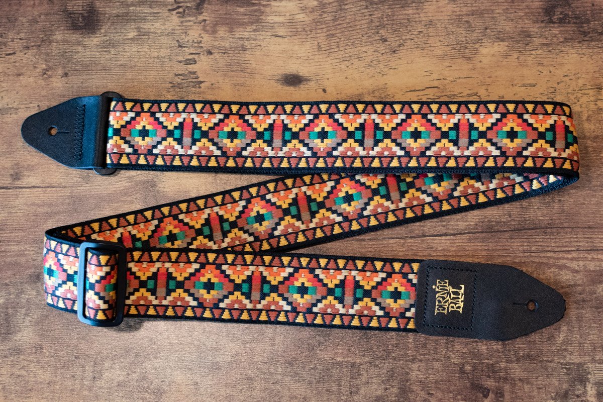 new ERNIE BALL P04090 SANTA FE JACQUARD GUITAR STRAP haggertys 7