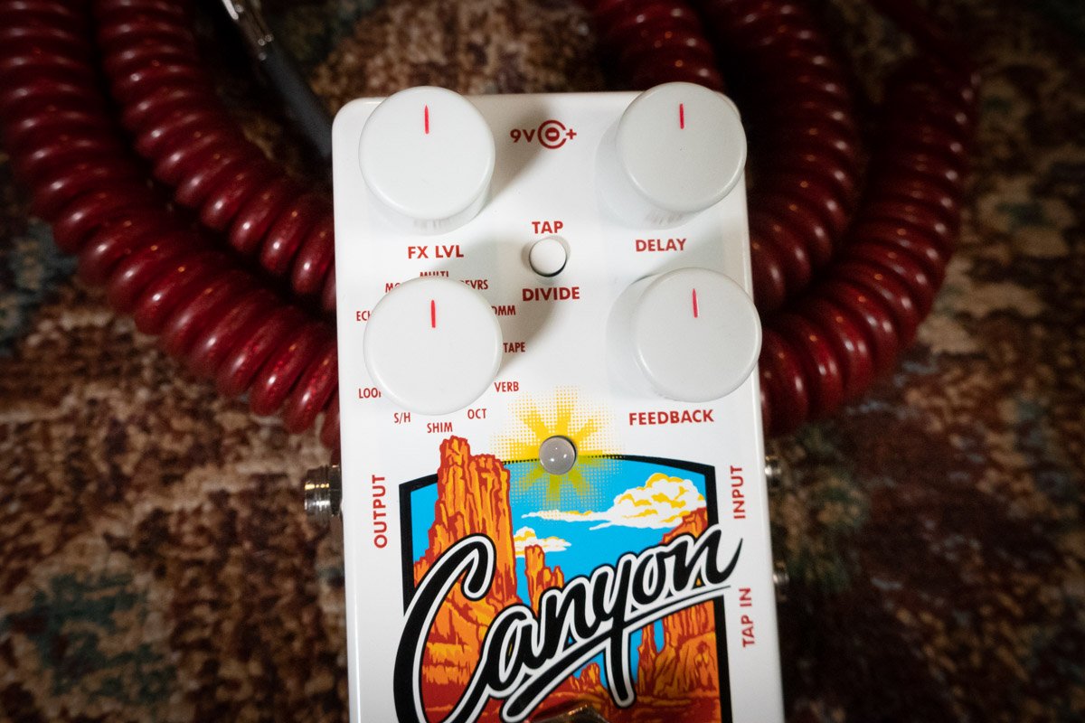 new Electro Harmonix Canyon Delay and Looper Guitar Pedal haggertys 7