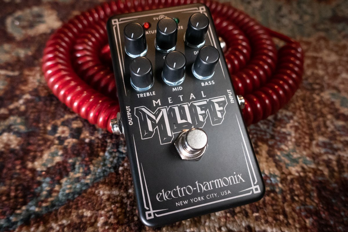 Electro-Harmonix Nano Metal Muff Distortion Guitar Pedal With Gate
