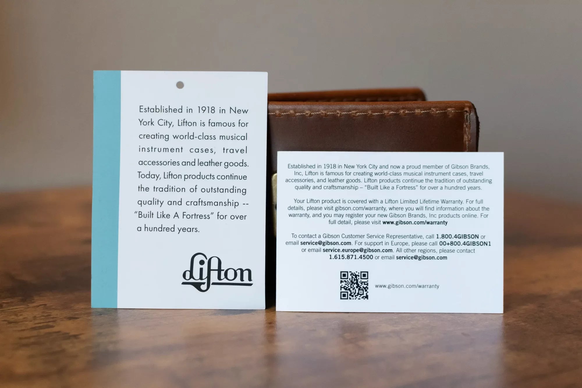 Gibson Lifton Leather Wallet - Brown