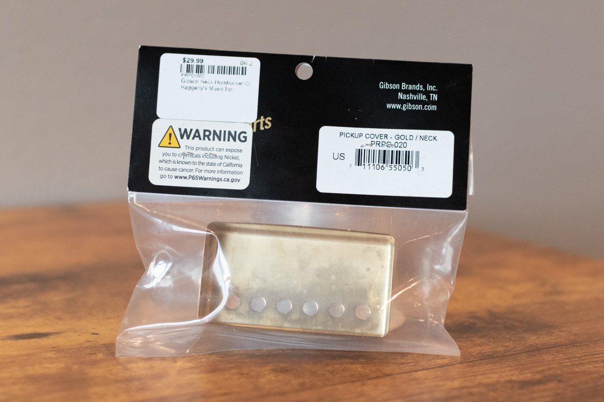 Gibson Neck Humbucker Cover Gold