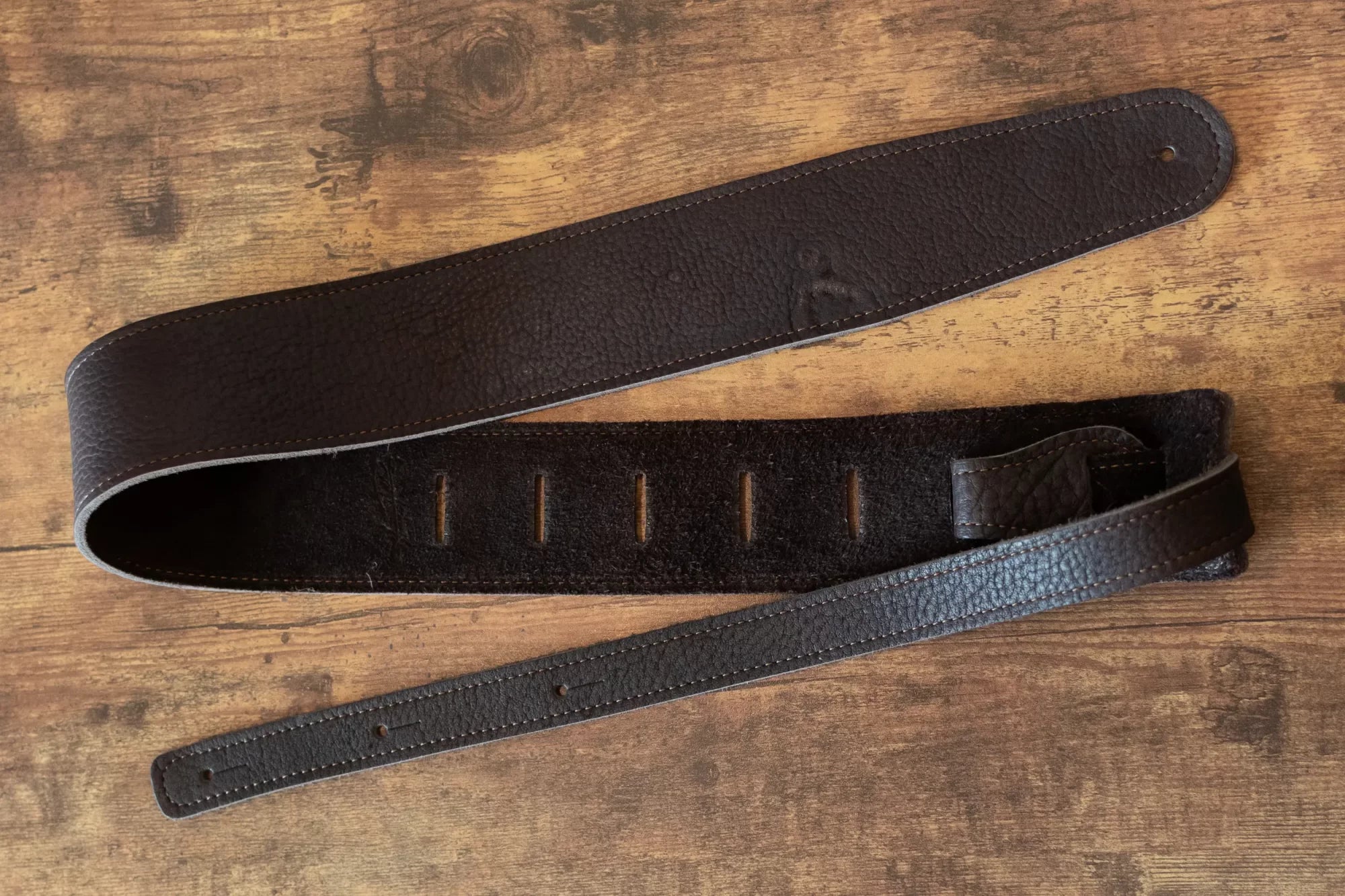 Henry Heller 2.5" Adjustable American Buffalo Strap - Chocolate