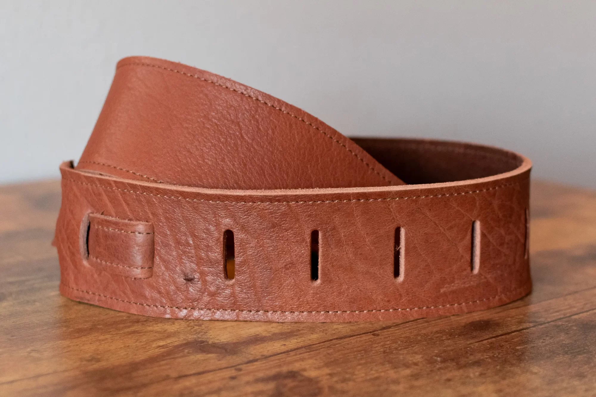 Henry Heller 2.5" Adjustable American Buffalo Strap - Brown