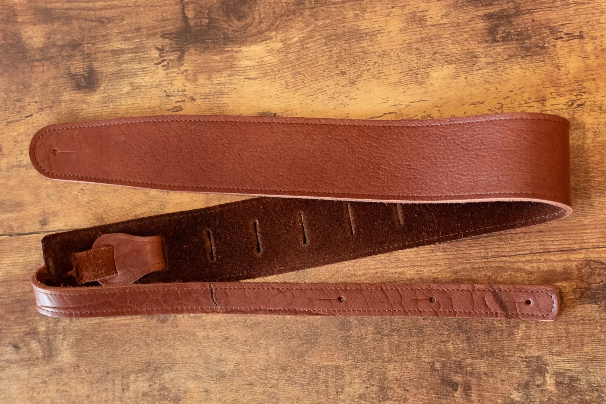 Henry Heller 2.5" Adjustable American Buffalo Strap - Brown