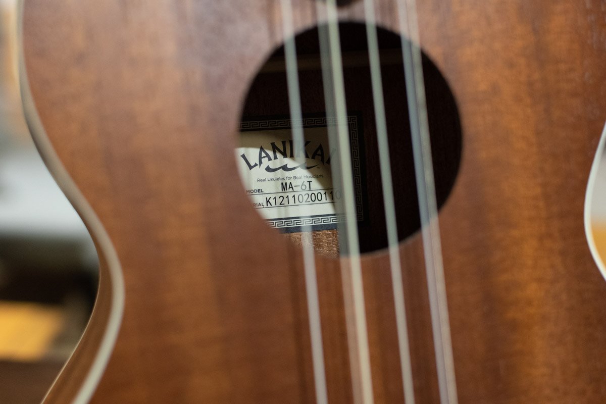 new Lanikai MA 6T Mahogany 6 String Tenor Ukulele haggertys 06