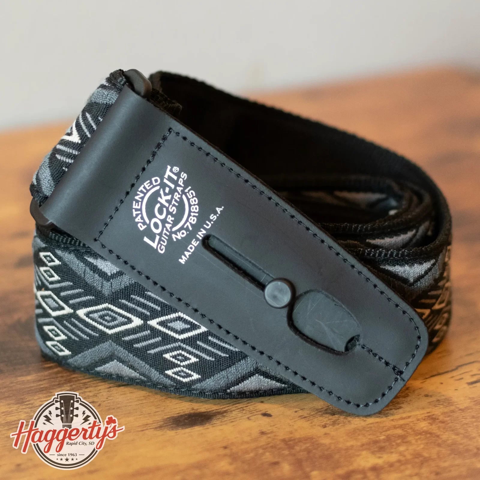 Lock-It 2" Guitar Strap - Retro Vintage Series - Carbon Canyon