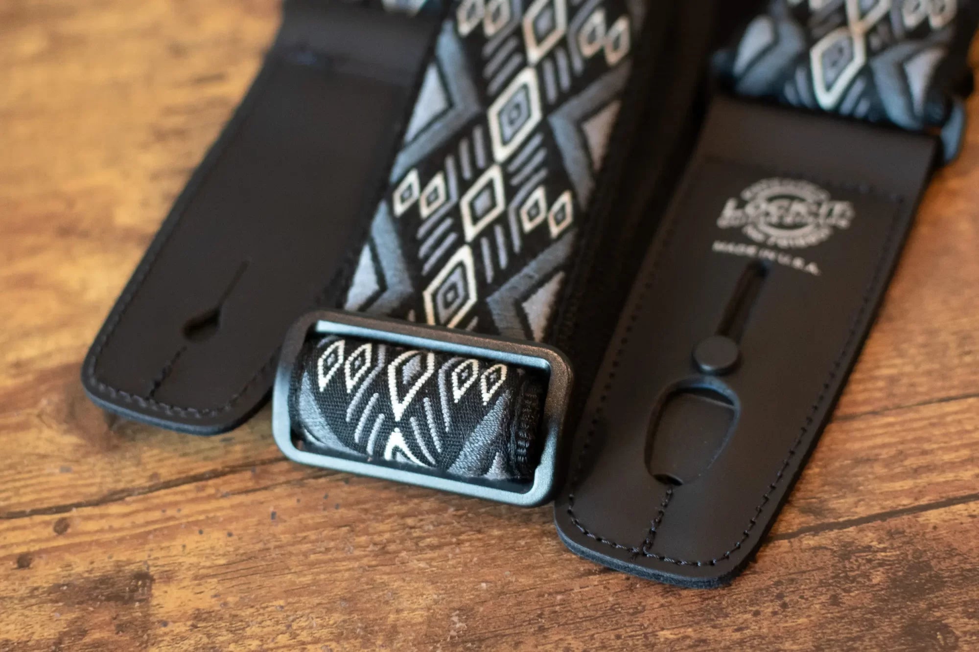Lock-It 2" Guitar Strap - Retro Vintage Series - Carbon Canyon