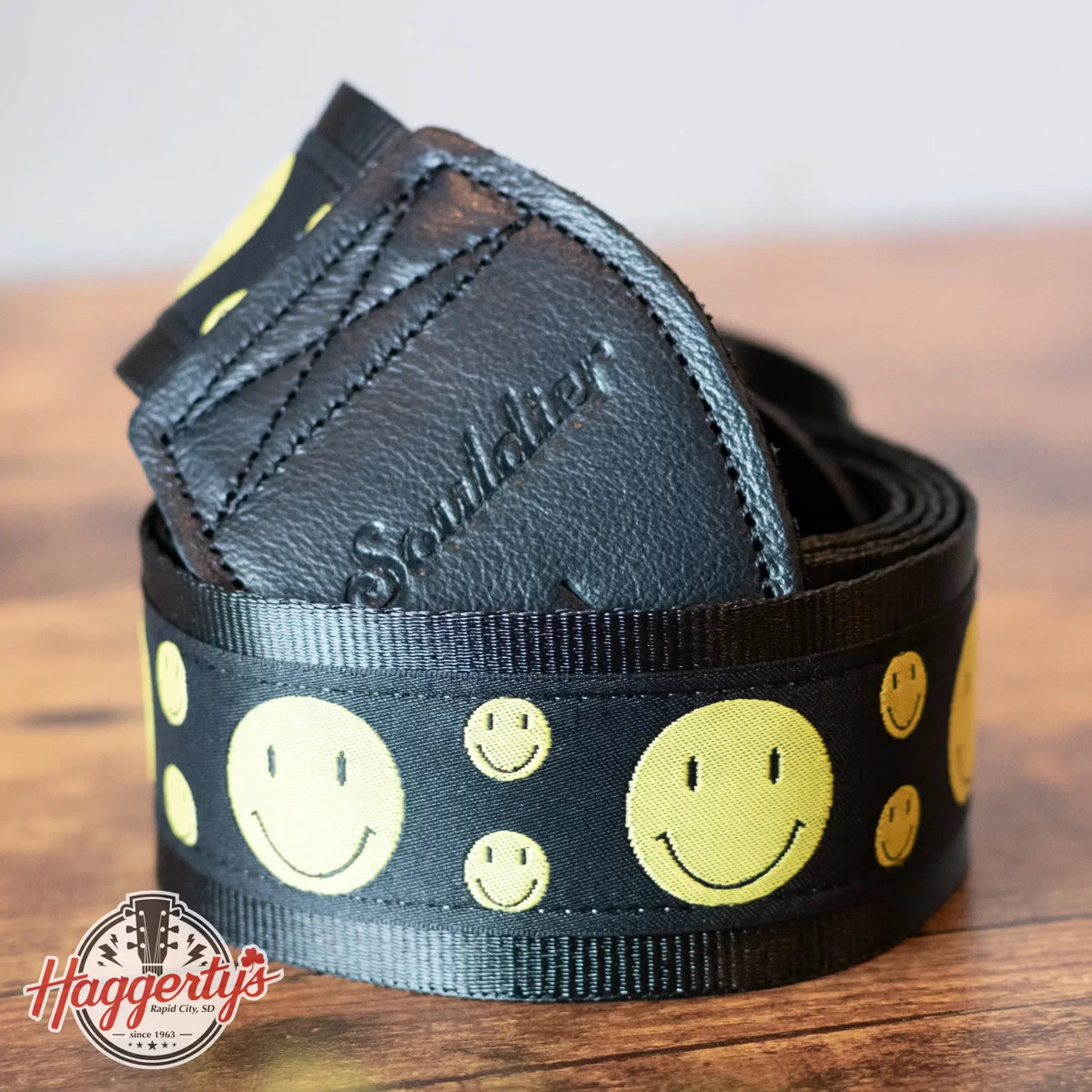 new Souldier Misfit Smiley Face Guitar Strap haggertys 1