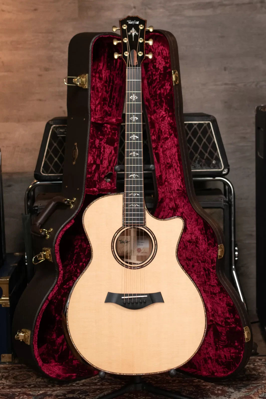 Taylor 2023 914ce LTD Koa/Sitka Spruce Grand Auditorium Acoustic/Electric Guitar - Shaded Edge Burst with Hardshell Case