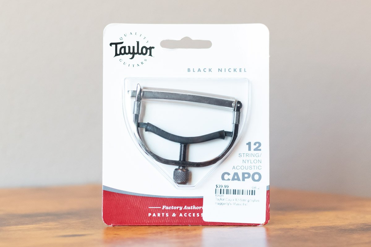 Taylor Capo 12-String/Nylon Black Nickel