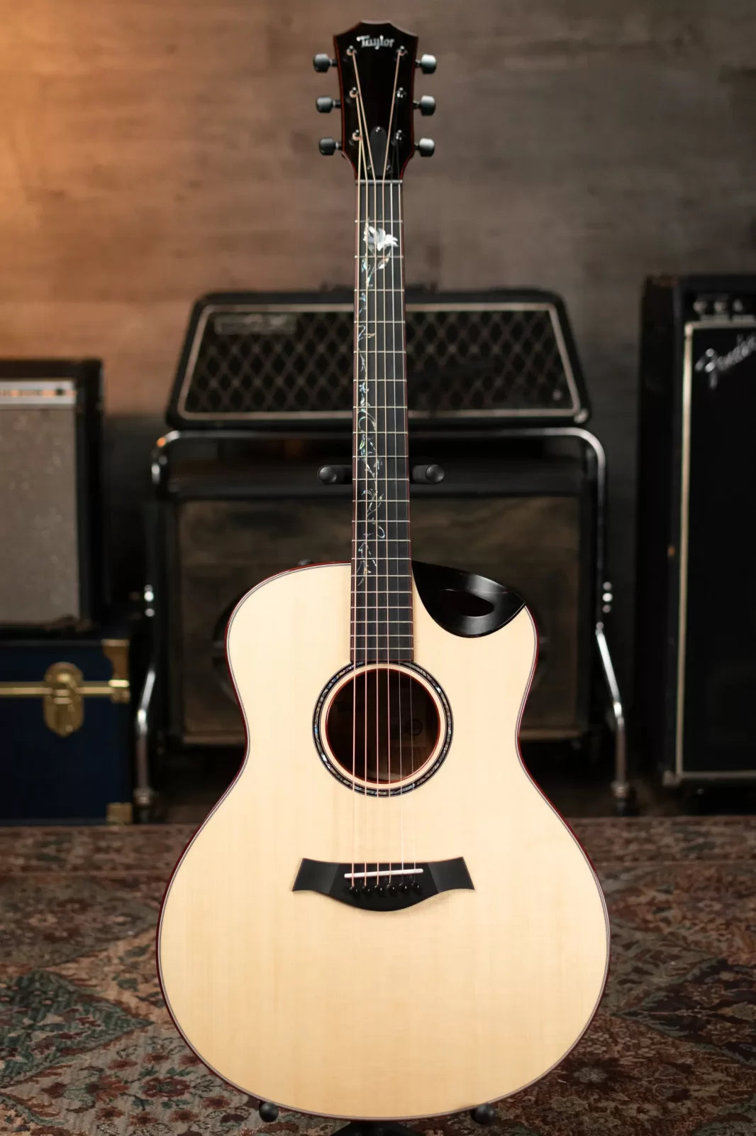 new Taylor Custom GS C16ce Honduran Rosewood Lutz Spruce Grand Symphony Acoustic Electric Guitar with Hardshell Case haggertys 02
