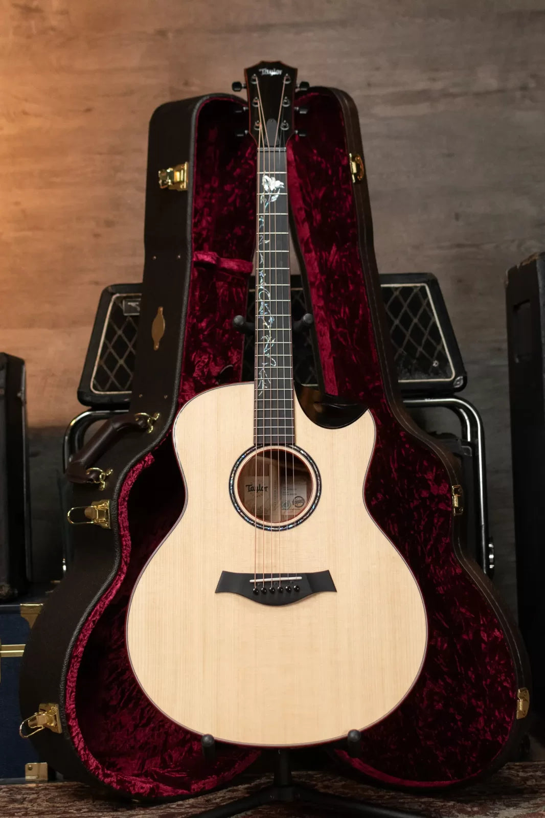 new Taylor Custom GS C16ce Honduran Rosewood Lutz Spruce Grand Symphony Acoustic Electric Guitar with Hardshell Case haggertys 18