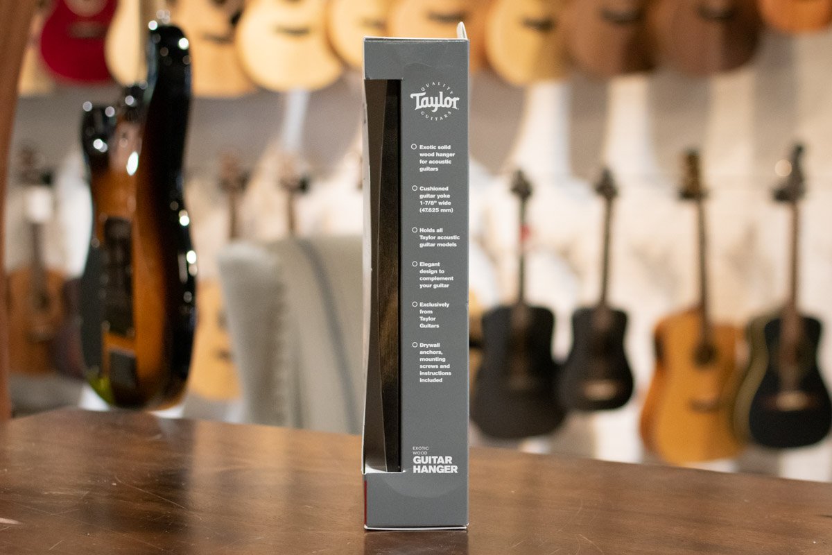 Taylor Nouveau Guitar Hanger - Ebony, Acrylic Inlay