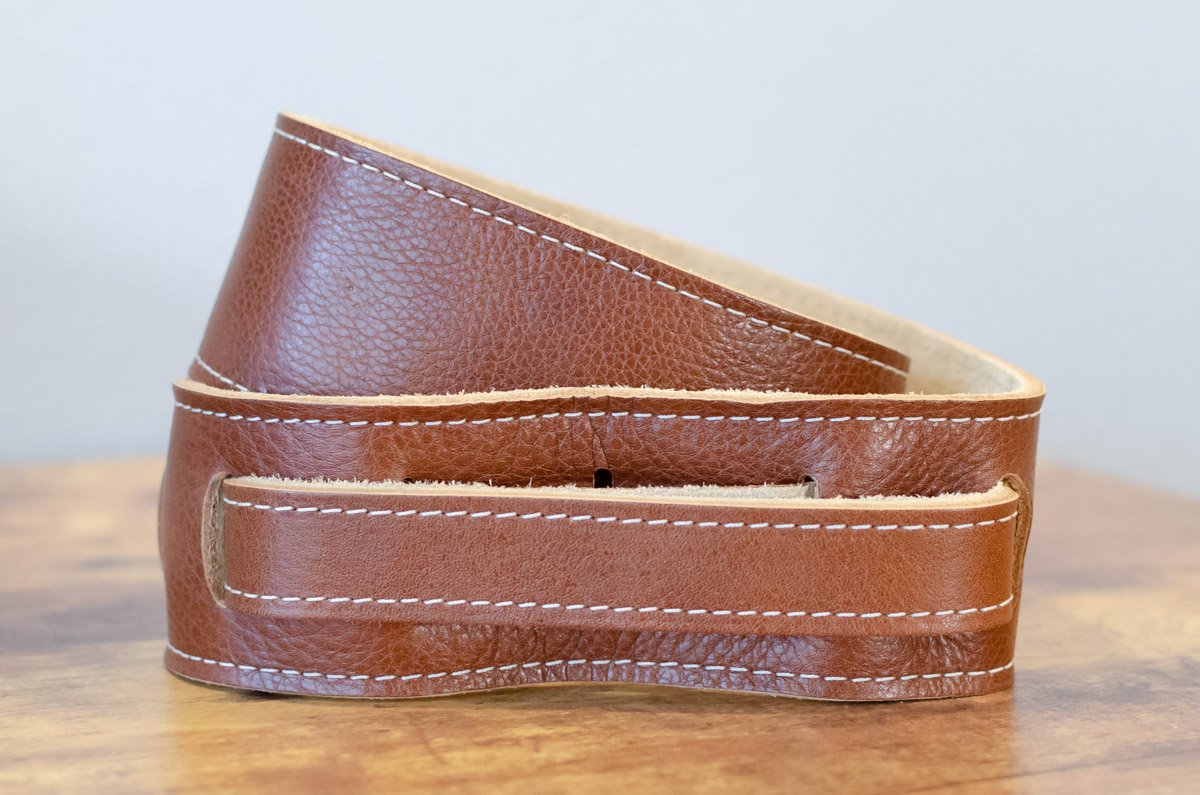new Taylor Medium Brown Leather Strap Suede Back 2 5 haggertys 2