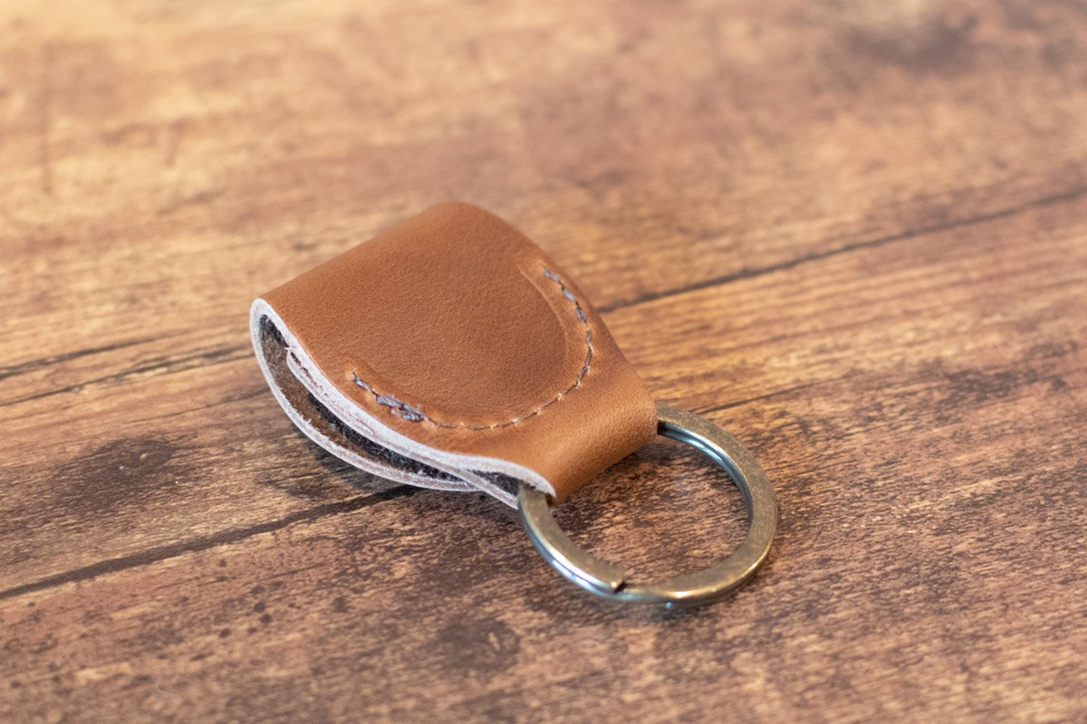 Taylor TKR-03 Taylor Key Ring with Pick Holder Medium Brown