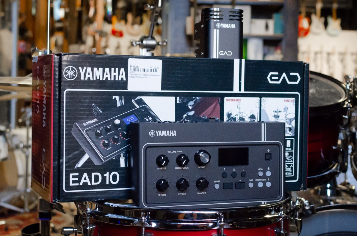 new Yamaha EAD10 Drum Module with Mic and Trigger Pickup haggertys 20