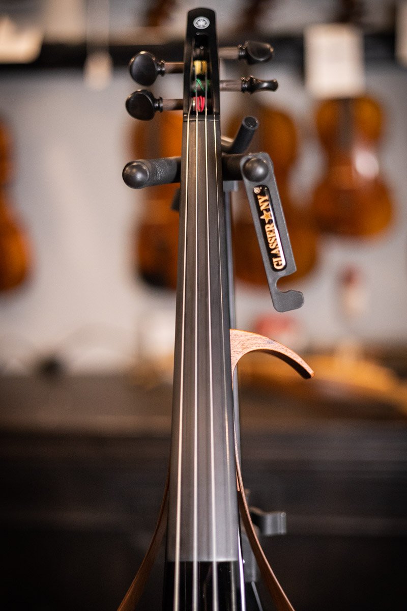 yamaha YEV 104BL electric violin black haggertys 03