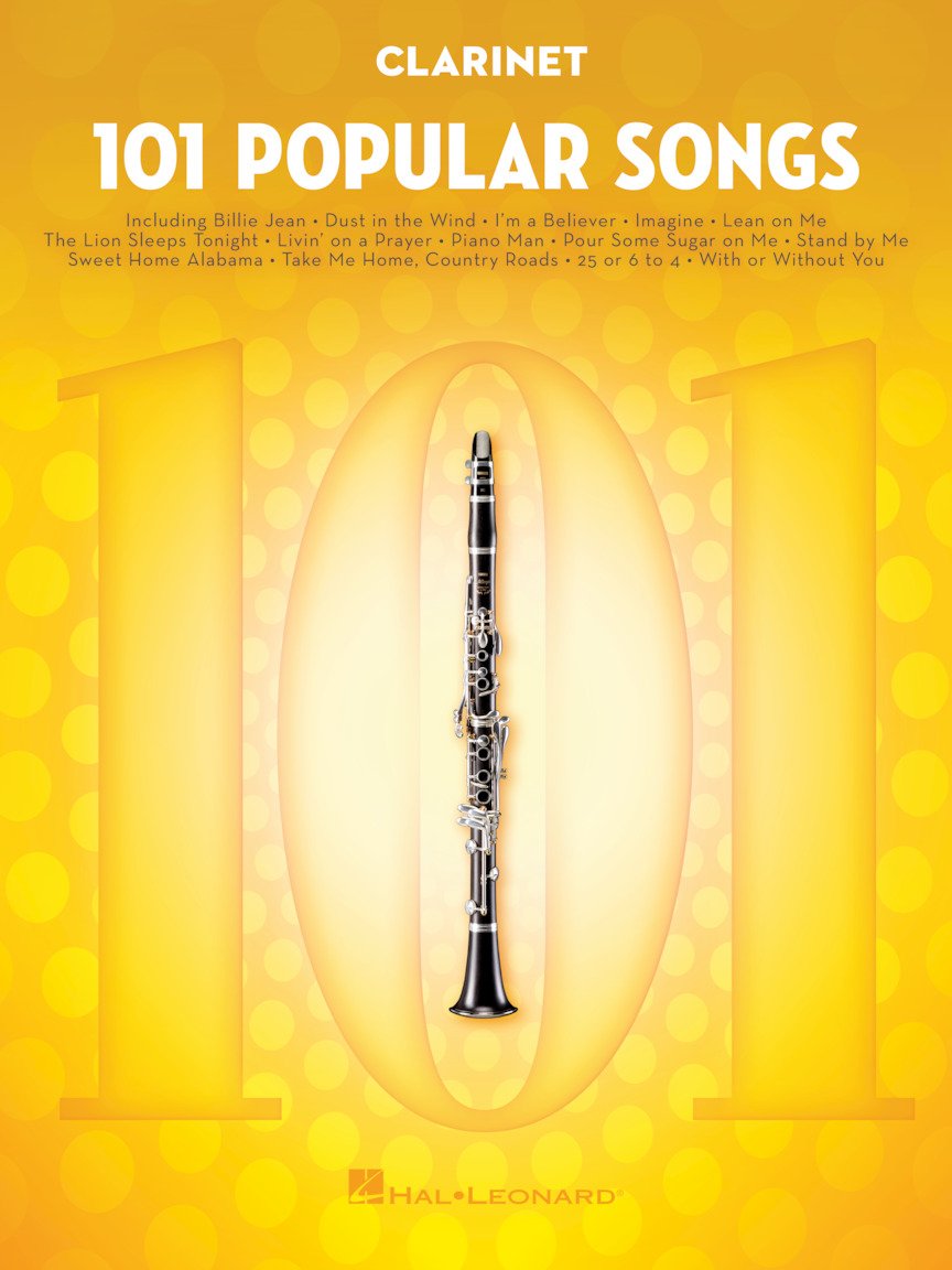 101 Popular Songs - Clarinet Book Hal Leonard Publishing