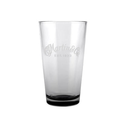 Martin Pint Glass with Etched Logo - 16 oz