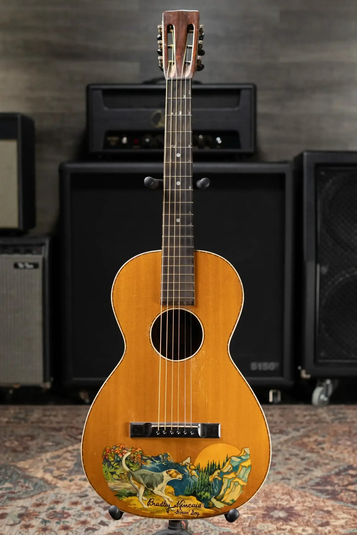 1929-1933 Supertone (Harmony) Bradley Kincaid “Houn' Dog” with Original Hardshell Case