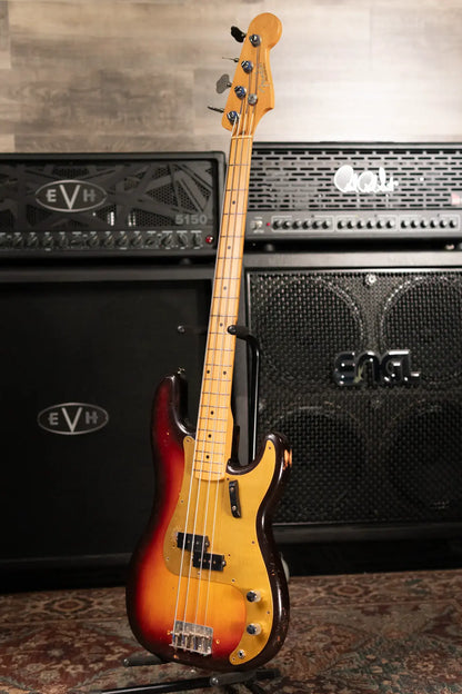 Fender Vintage 1958 Precision Bass - 3 Tone Sunburst with Original Hardshell Case - Used