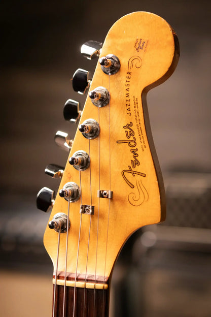 Fender Vintage 1962 Jazzmaster Electric Guitar - 3-Tone Sunburst with Hardshell Case - Used